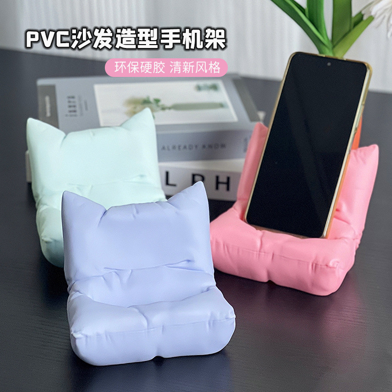 Sofa modeling mobile phone bracket desktop creative ornaments lazy people chasing drama short video shooting small fresh office factory