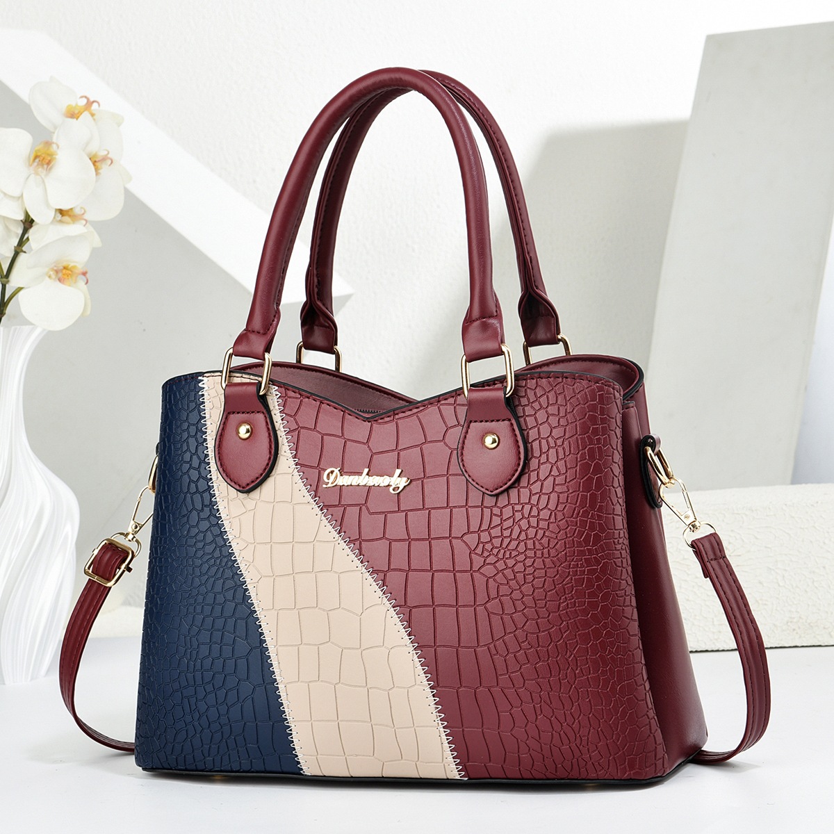 Bolso de Mano y Hombro para Mujer PU para Uso Diario