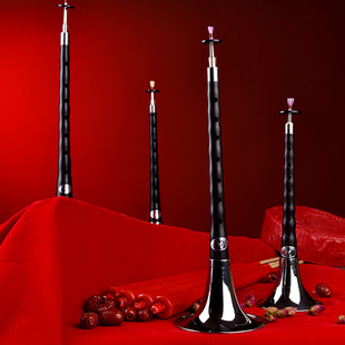 Tianjin Ebony Suona Musical Instrument Complete Set of D-Key Playing Professional Beginner Entry-Level Professional Folk Trumpet Famous Musical Instrument
