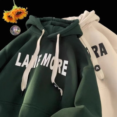 新商品の帽子とベルベットの男性のアメリカの重いポンドの服の高級感のゆったりした大きいサイズのコートの春と秋