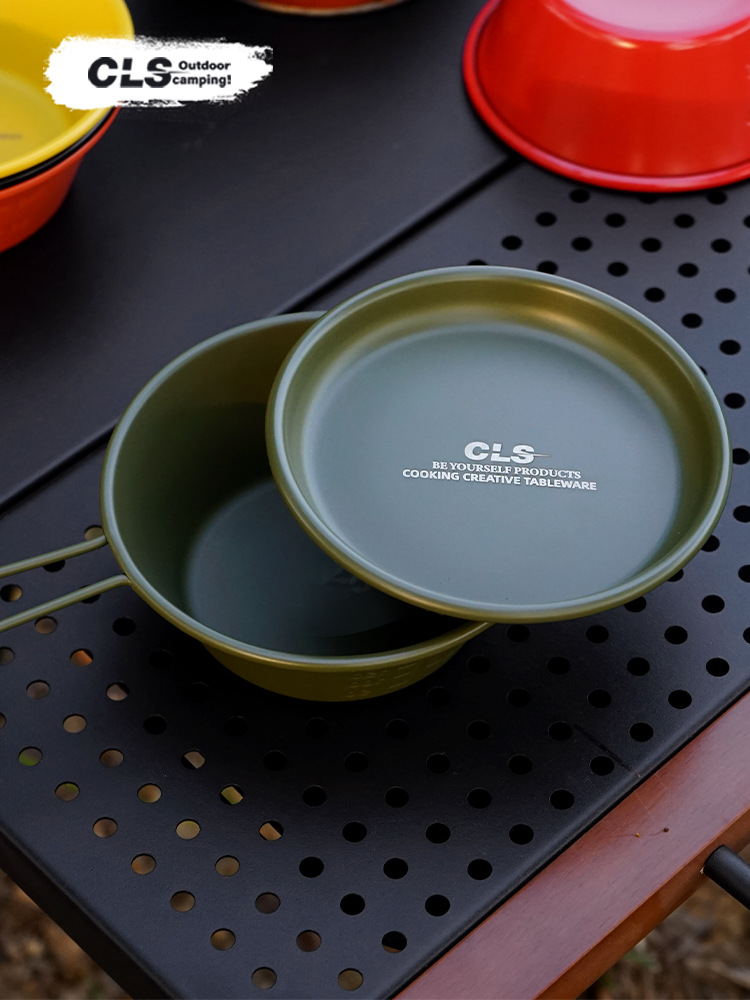 CLS戸304ステンレス製シラーボウルキャンプ登山釣りシラーカップピクニック食器旅行携帯シングルボウル