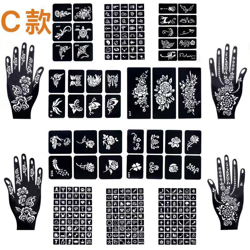 Semi-Permanent Printed Stamp Hollow-Out Waterproof Long-Lasting Unisex Tattoo Sticker Tattoo Template Temporary Tattoo Semi-Permanent Printed Stamp Hollow-Out Waterproof Long-Lasting Unisex Tattoo Sticker Tattoo Template Temporary Tattoo