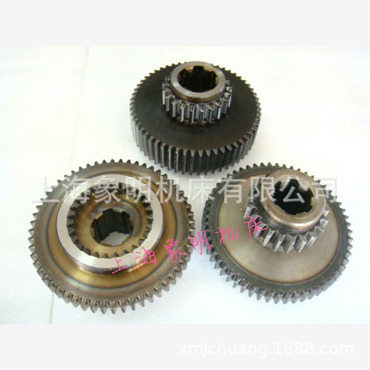 2018A双联内齿轮-上海第二机L-5A主轴箱111b3b内花键三联齿齿轮轴