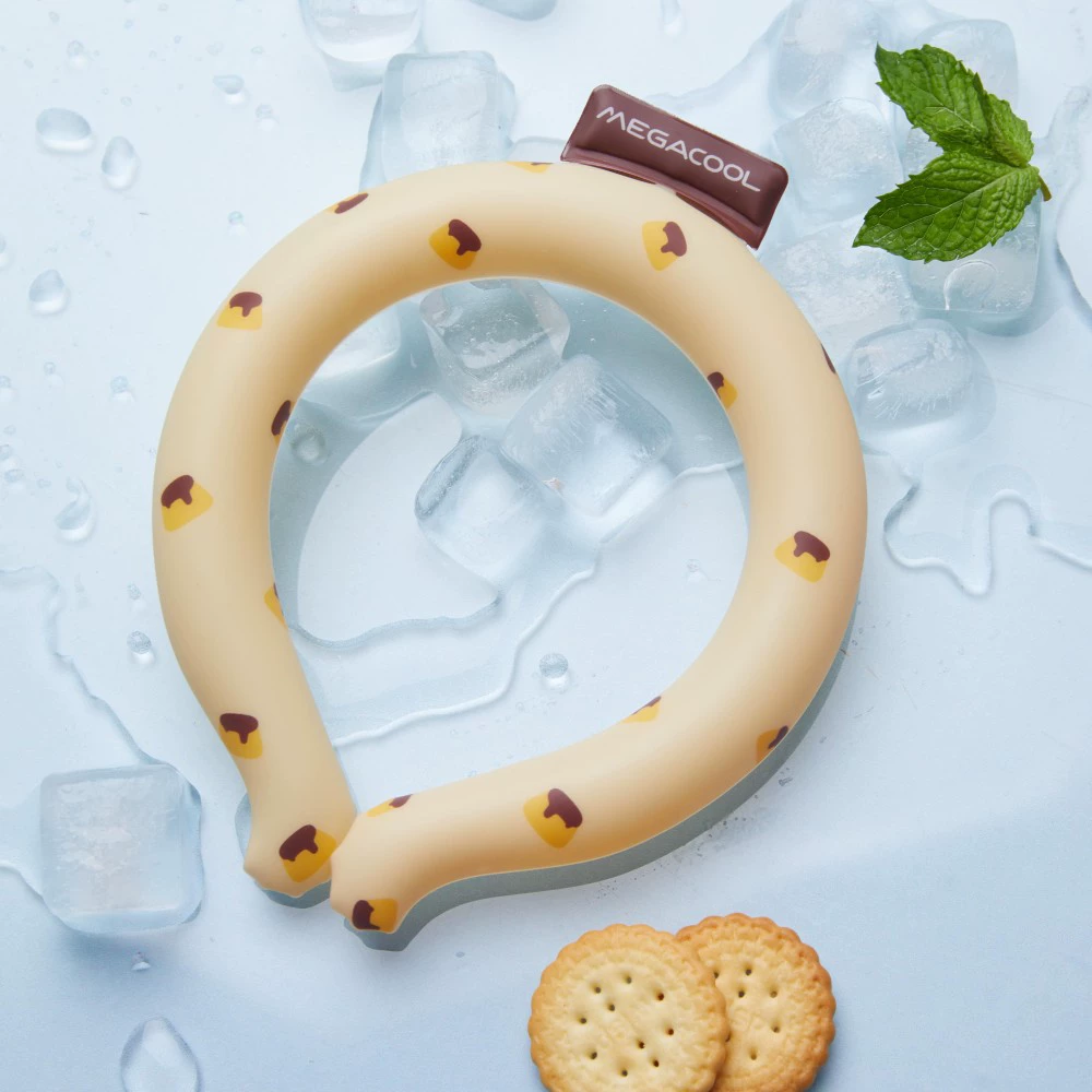 Водонепроницаемое, устойчивое к поту, маслостойкое, термостойкое ледяное кольцо PCM для работы на открытом воздухе, двухслойная конструкция из ТПУ, многоразовая охлаждающая ледяная шея