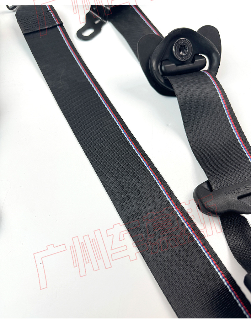 For Bmw High Quality Factory Plaid Car Seat Belt Black Tighten Security Belt