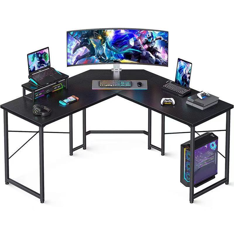 Corner Desktop Computer Table Home Bedroom Desk E-Sports Corner Desk Study Table Multi-Functional Storage Rack