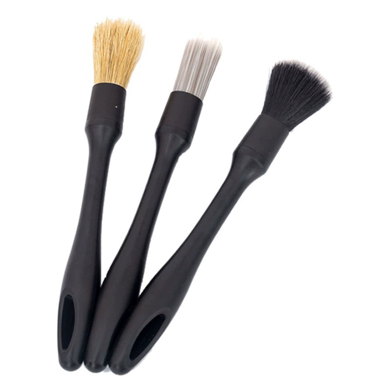 Щетка для деталей автомобиля 3-компонентная щетка для ступицы колеса мягкий мех Внутренняя щетка для выхода воздуха инструмент для мытья автомобиля чистящий костюм