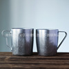 Industrial style INS 304 stainless steel coffee cup Mark Cup fruit juice cup anti -fall office retro cup