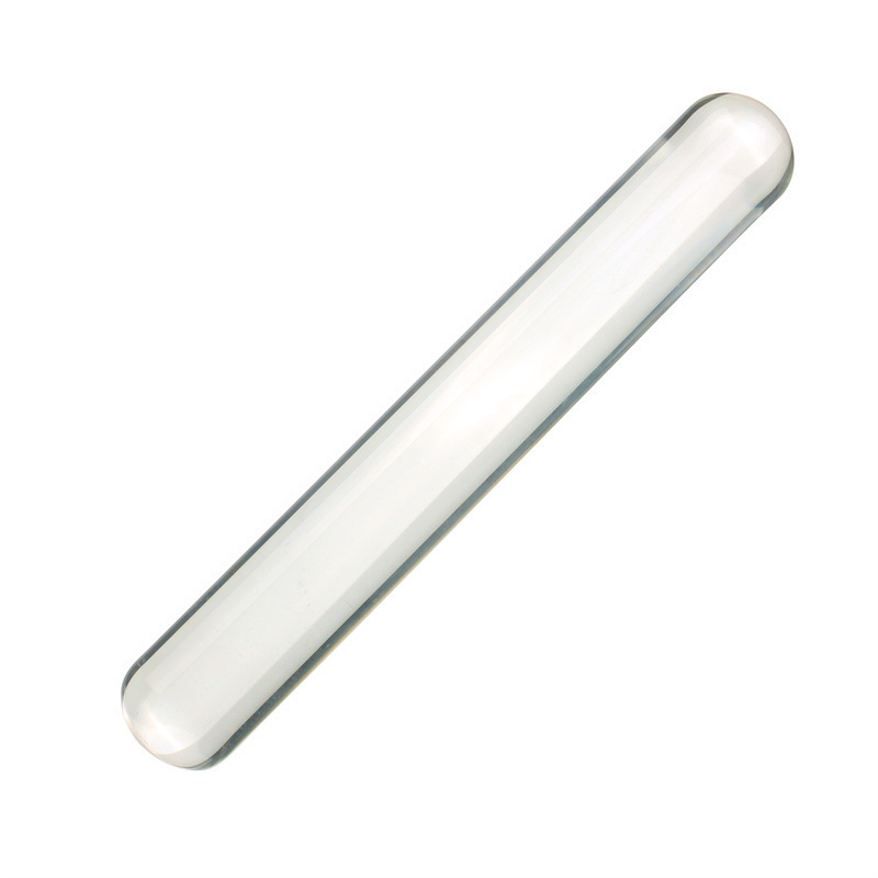 Crystal Glass Anal Plug Rod, 23 cm Dual-End Wand for Anal and Vaginal Play, Clear — detail image 4