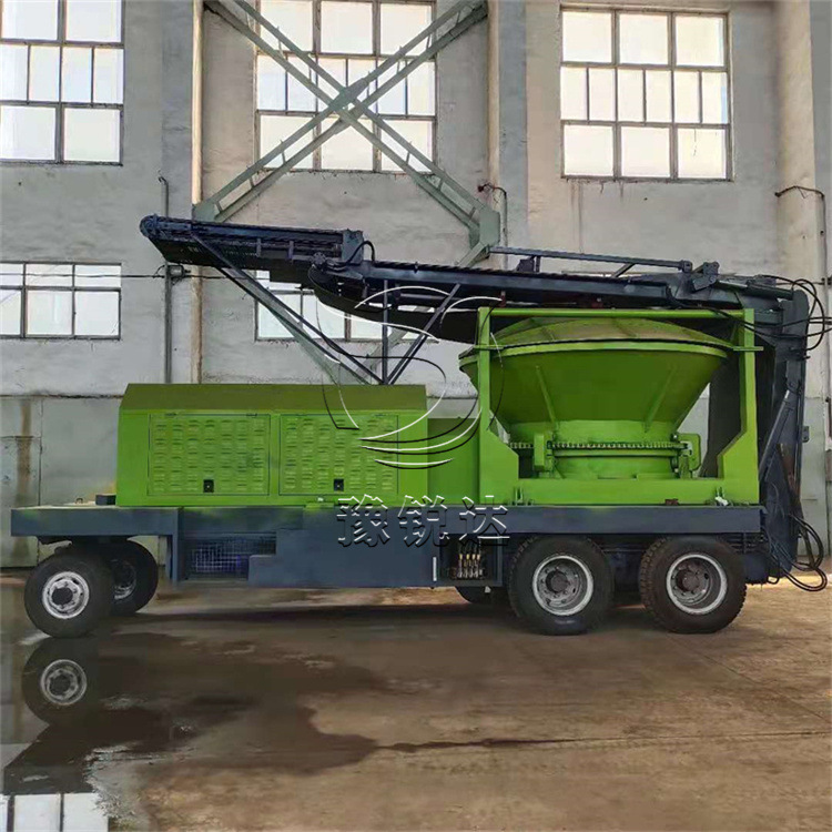 树枝树根树墩粉碎机 大马力柴油机干湿枯木粉碎机 圆盘综合破碎机