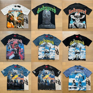saint vintage Godspeed������ʽ�߽�T��Gamble T-shirtˮϴ���f