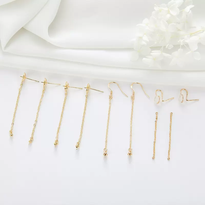 众兴高冷时尚百搭耳钉珍珠吊耳环材料批发耳线流苏耳坠925银针女