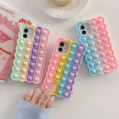 适用iPhone12硅胶手机壳11promax创意硅胶手机壳|ms