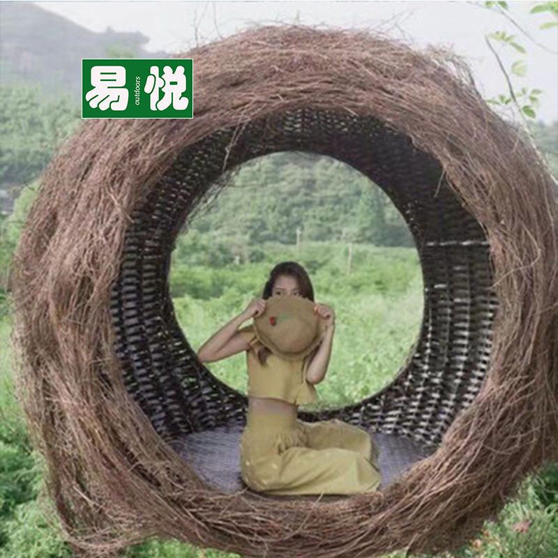 Columinar al aire libre con el mismo amor gran jaula de pájaros disparo props escénico tarjetas perforación nido de pájaros creativo celebridad en línea de Bali
