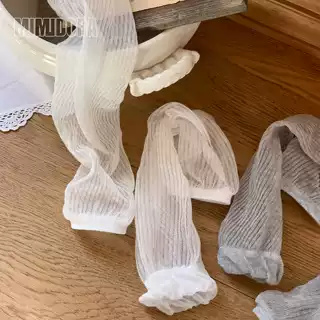 儿童袜套夏季薄款女童纯色堆堆袜夏天透气小腿套女孩宝宝百搭韩版