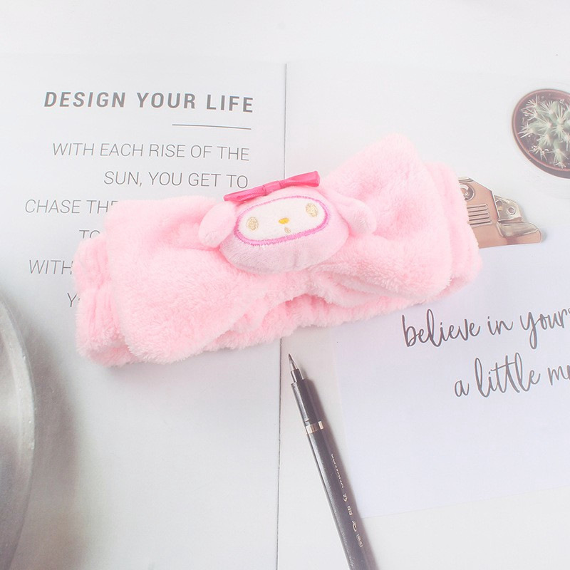 Cinta para el cabello prensado para el lavado de cara de otoño e invierno, cinta para el cabello linda, diadema antideslizante dulce, diadema, tocado