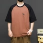 加大码圆领夏季宽松t恤衫