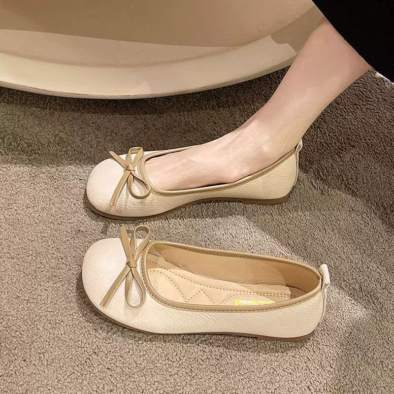 Женские балетки на мягкой подошве, слипоны, нескользящие балетки, туфли Мэри Джейн, женские туфли Fairy Gentle Scoop, осень