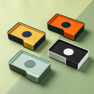 Northern Europe Wall mounted Soap box TOILET Leachate originality Shower Room Shelf sucker household soap Shelf