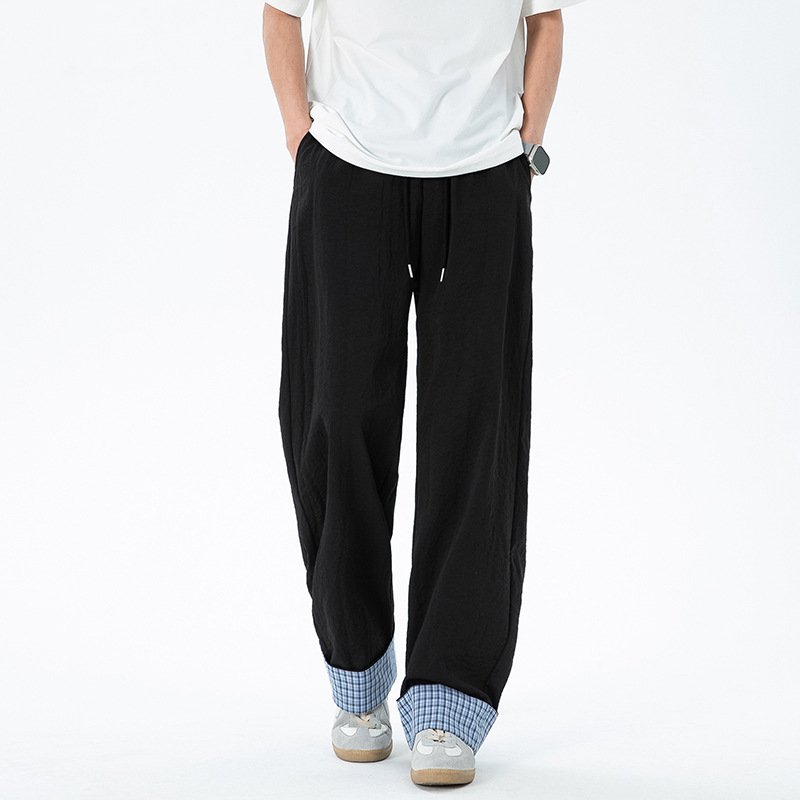 Summer silk trousers