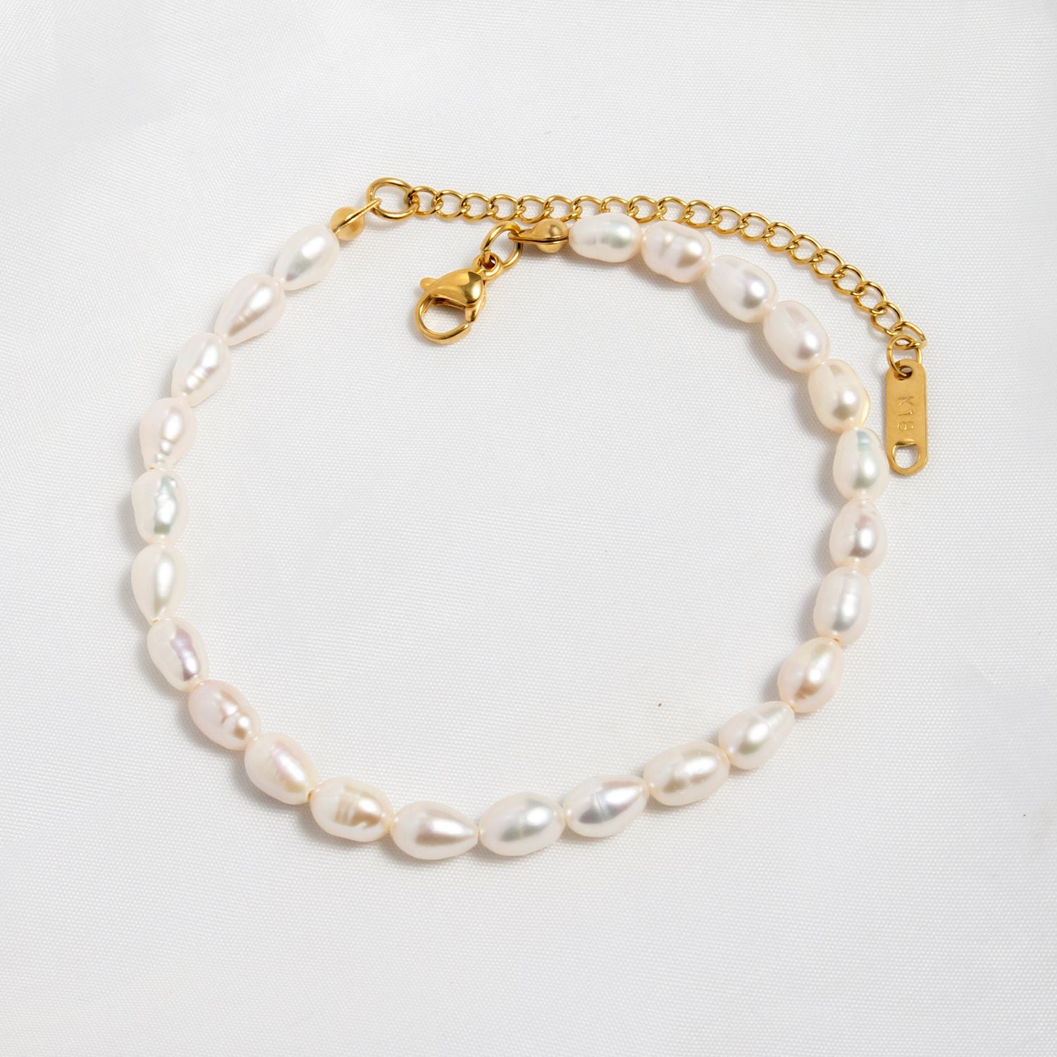 304 Stainless Steel, Freshwater Pearl Material 304 Stainless Steel Freshwater Pearl Plating Bracelets