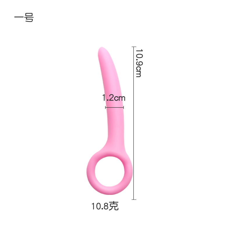 Progressive Vaginal Dilator Trainer Set, TPE, Manual Spasm Relief, Pink Size 5 — detail image 8