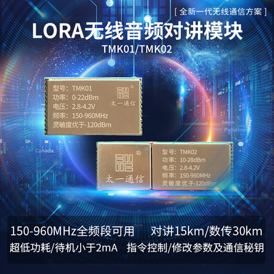 TOOONE Intercom module Lora number wireless audio frequency Voice data transmission modular TMK