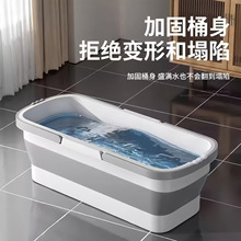 可折叠长方形拖地桶拖把桶胶棉拖把平板拖布清洗水桶手提清洁水桶