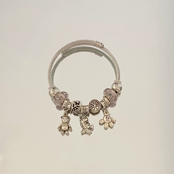 Dinosaur, bracelet, with little bears