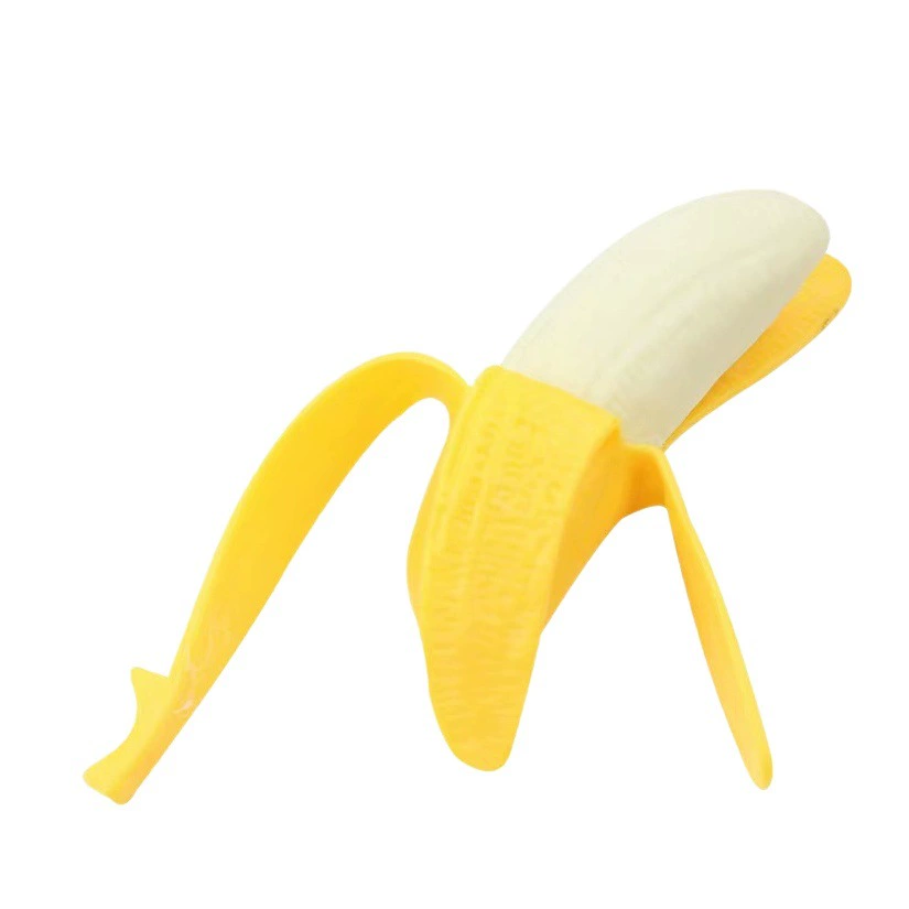 Снимаемая игрушка-антистресс в виде банана, гаджет для снятия напряжения, креативная игрушка-розыгрыш оптом для уличных торговцев