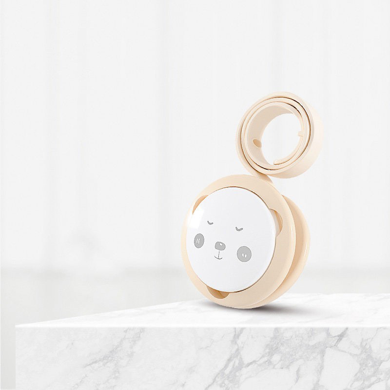 Cadena de chupete Panda-albaricoque