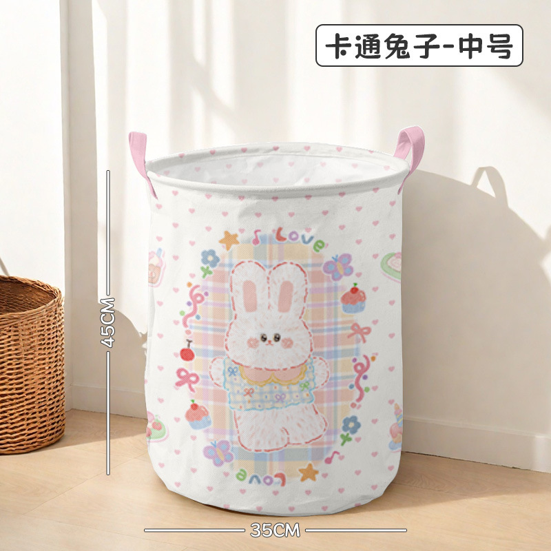 かわいい折りたたみ式汚れた衣類バスケット、見栄えの良い衣類収納バケツ、家庭用大容量ランドリーバスケット、おもちゃ収納バスケット|undefined