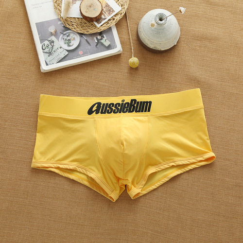 Men's underwear milk silk comfortable sports boxer briefs AUSSIEBUM-M218