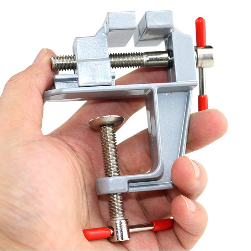 Инструмент DIY мини Универсальные настольные тиски маленькие тиски вращающиеся на 360 градусов миниатюрные тиски