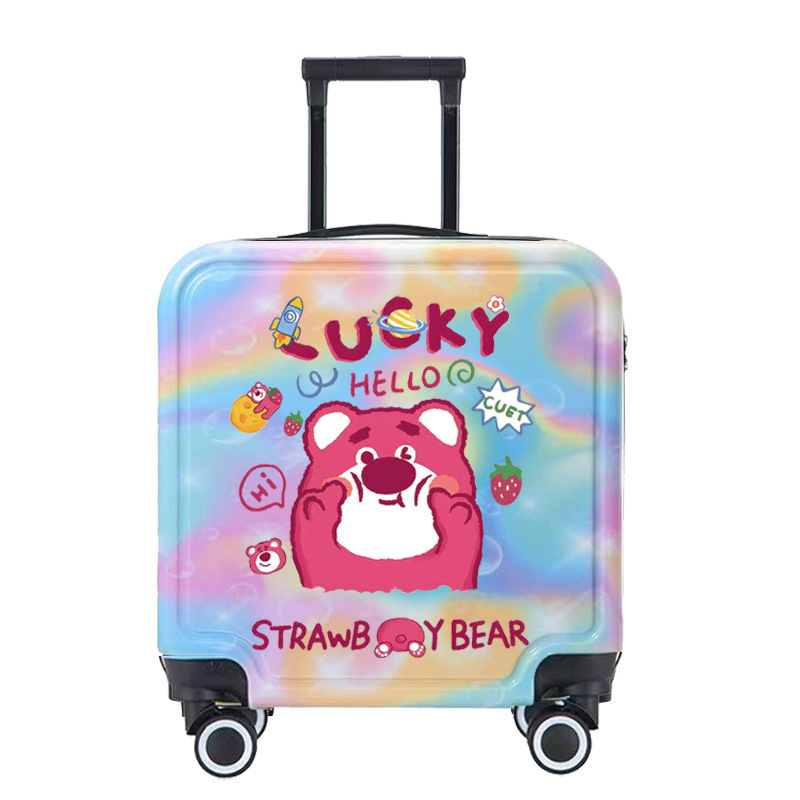 화려한 그라데이션 딸기 곰