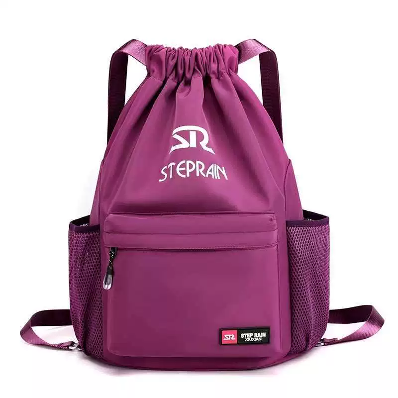 Sports capacious waterproof tennis racket for badminton, case bag, backpack, shoulder bag, drawstring