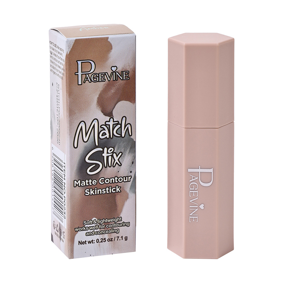 Cross-border Bestseller PAGE VINE Versatile Soft Matte Contour Stick 7.1g For Natural Contouring_voghion.com