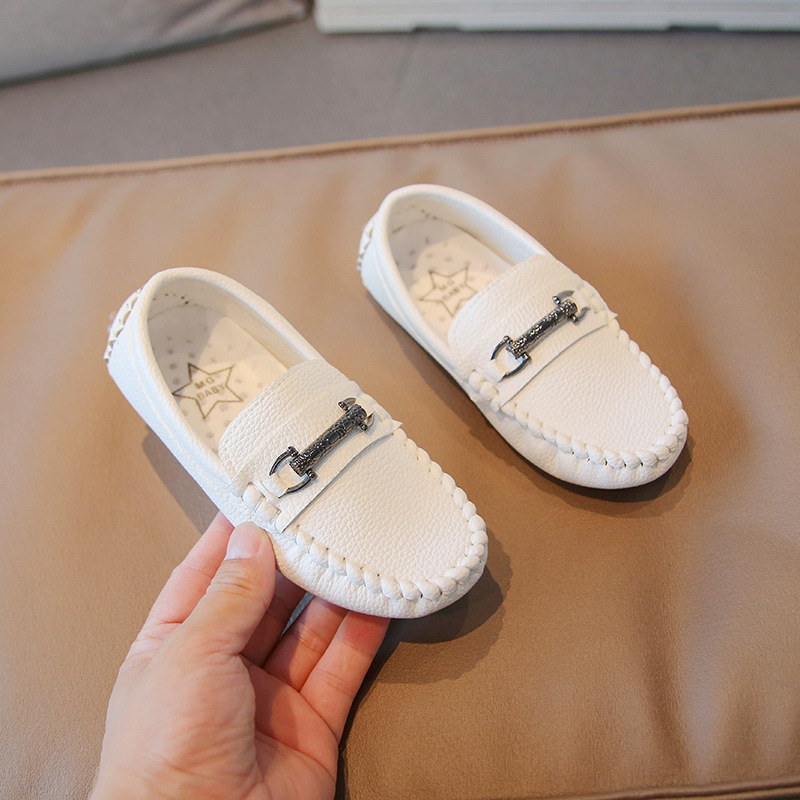 Korean version of one foot pedal Lefu casual bean shoes, new autumn 2022 boys and children's shoes_voghion.com