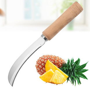 Stainless steel small machete banana knife sickle pineapple knife fruit knife jackfruit knife pineapple knife leek knife lengthened machete