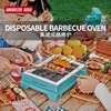 disposable barbecue grill wholesale household Charcoal indoor outdoors Picnic small-scale Portable Barbecue rack Carbon oven