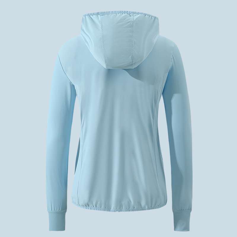 Verano nueva ropa de piel Banana Bottom mismo estilo ropa de seda de hielo protección UV UPF50 + ropa de protección solar transpirable para hombres al por mayor