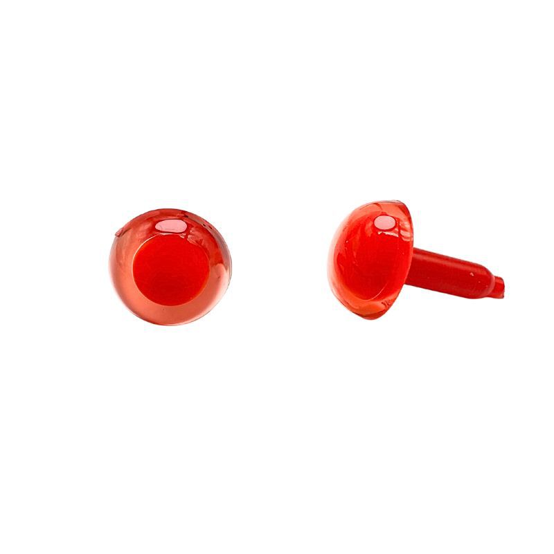 Ojo de cristal transparente Ojo de pie recto poke fieltro de lana Twist stick DIY accesorios de muñeca hechos a mano