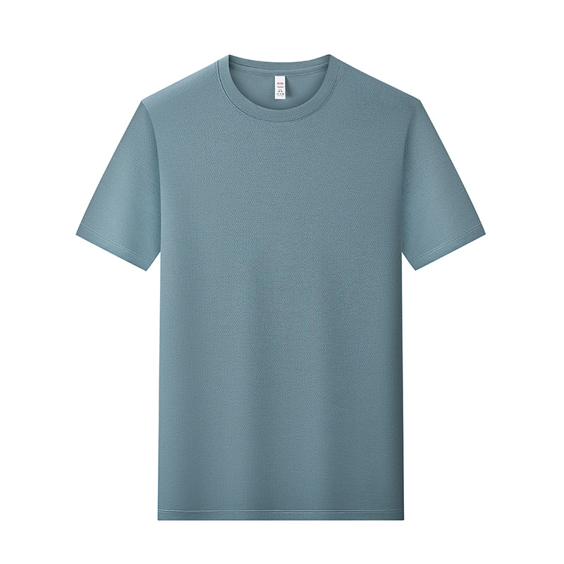 7A antibacteriano sensación fría solona cuello redondo mangas cortas ropa deportiva ropa de trabajo ropa de maratón camiseta de ropa seca rápida personalizada