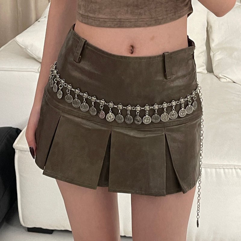 Bohemia retro plata metal mariposa cinturón cinturón de nicho accesorios de estilo nacional vestido