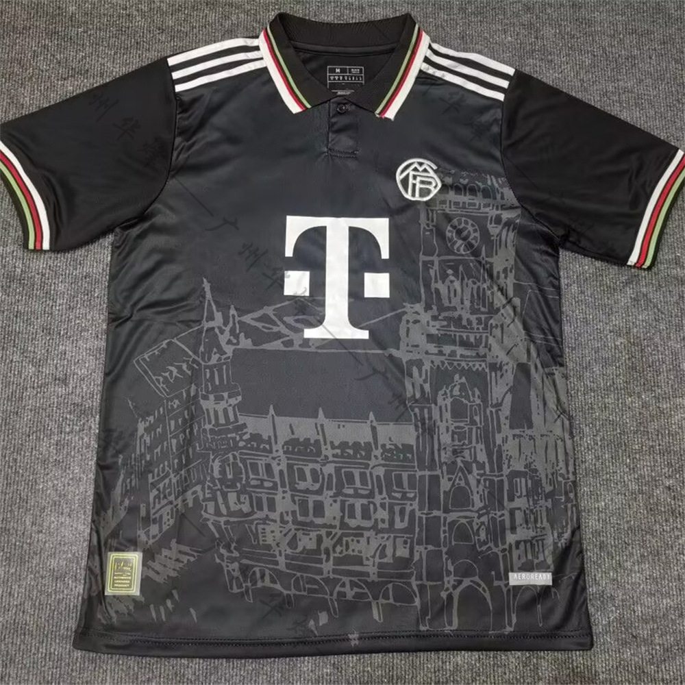 2526 nueva camiseta del Bayern versión tailandesa de manga corta masculina local y visitante 125 aniversario de la versión conmemorativa del uniforme de fútbol del Oktoberfest