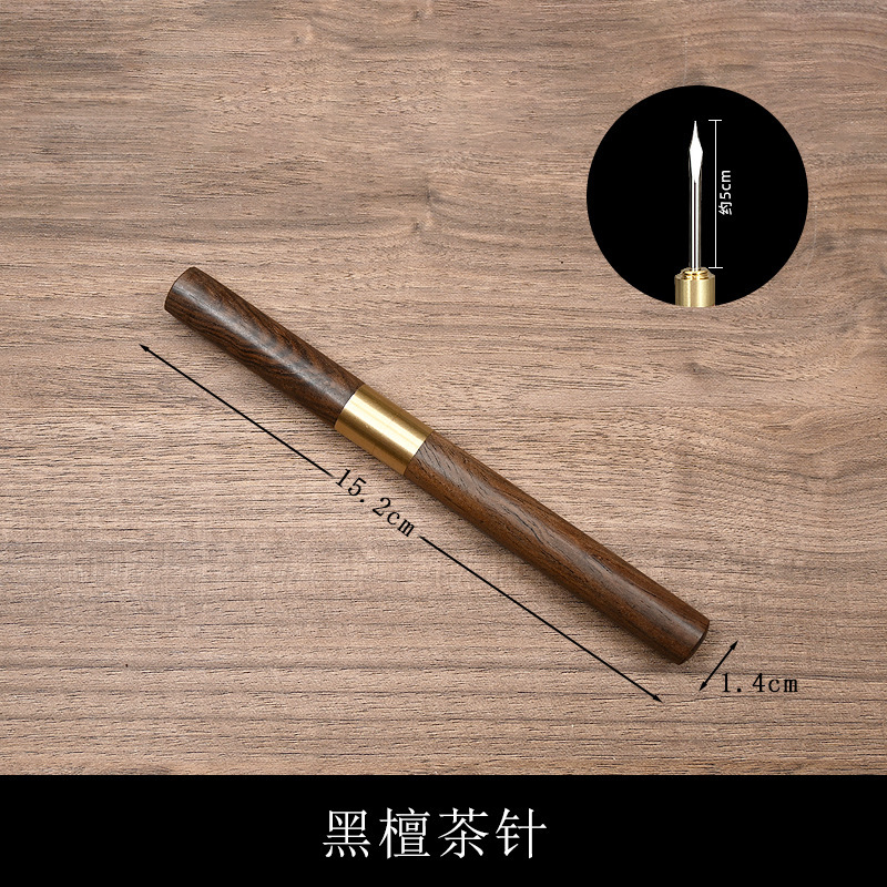 【】茶道六君子 零配 黒檀五点セット 茶杓 茶杯 茶叉 茶針 茶釜筆 卸売茶道具|undefined
