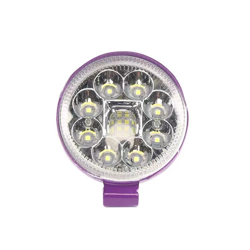 Car Led Headlight 12V24V Spotlight 3inch Round Super Bright Spotlight Truck Light Modified Fog Light Agricultural Vehicle Bright Light