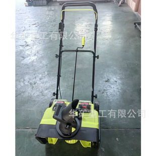 Snow clearing fast lithium battery type hand push snow plow operation labor-saving small lithium battery type hand push snow plow