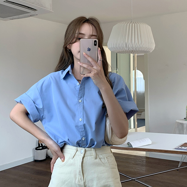 Summer thin design retro shirt