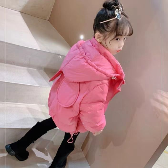 Chaqueta de algodón para niñas, ropa de invierno gruesa, chaqueta acolchada para niños 2024, chaqueta de invierno, chaqueta de algodón cálida de estilo occidental para niñas, modelos de otoño e invierno